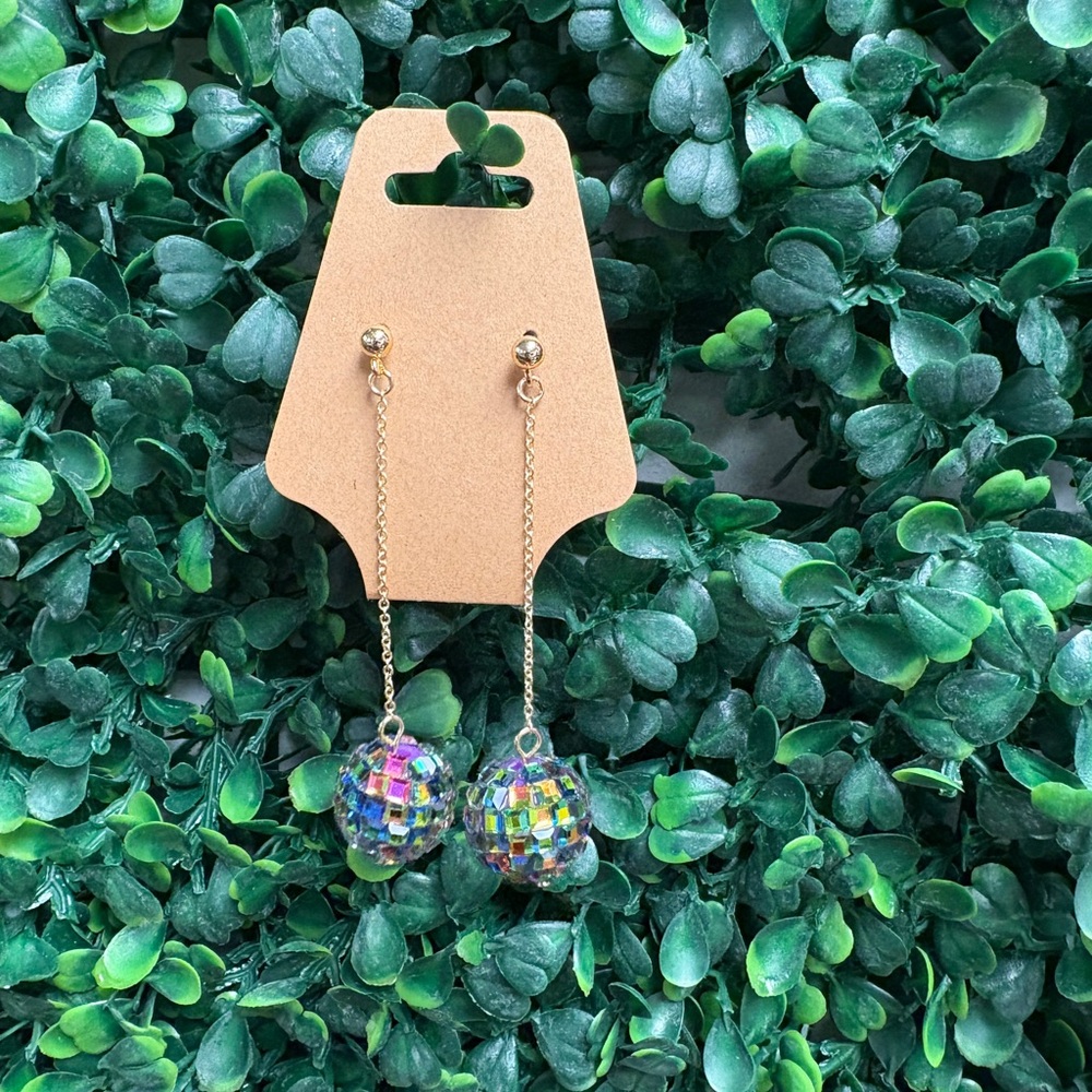 Colorful Mosaic Drop Earrings